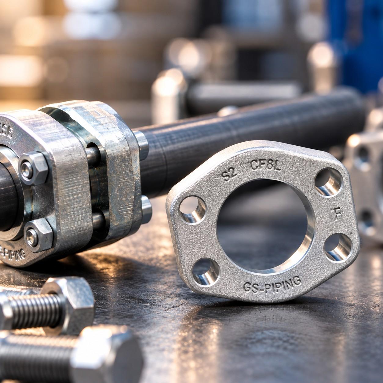 Hydraulisk flens og rørkobling